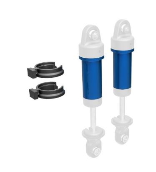 TRX9763-BUE TRX4m Dämpfergehäuse Alu blau